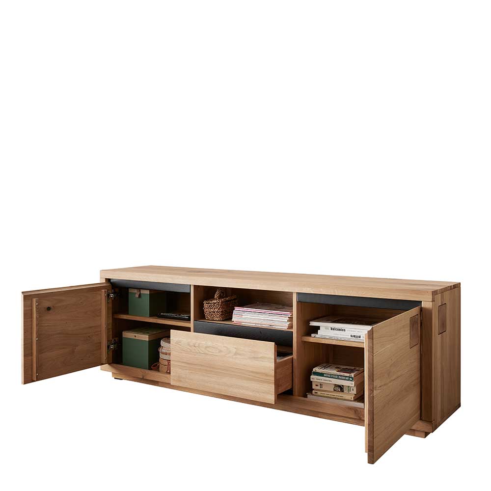 170x56x40 Fernsehboard aus Wildeiche Massivholz - Embleys