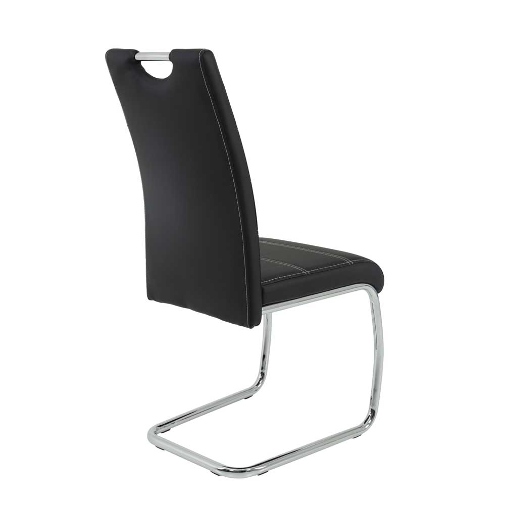 Schwing Stühle aus Kunstleder & Metall - Ayero (Set)