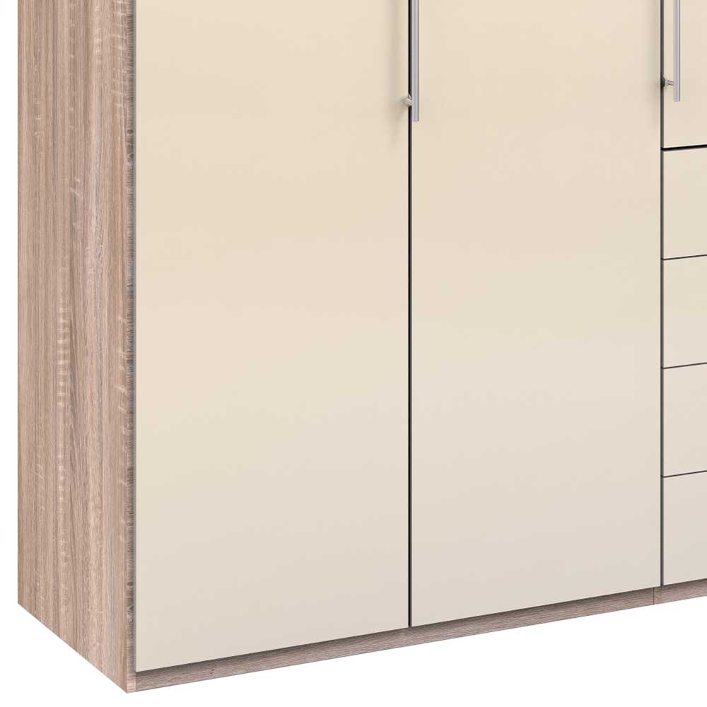 Kleiderschrank fürs Schlafzimmer in Creme - Rativian