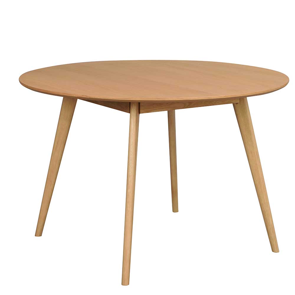115cm runder Esstisch im Retro Design - Adunia