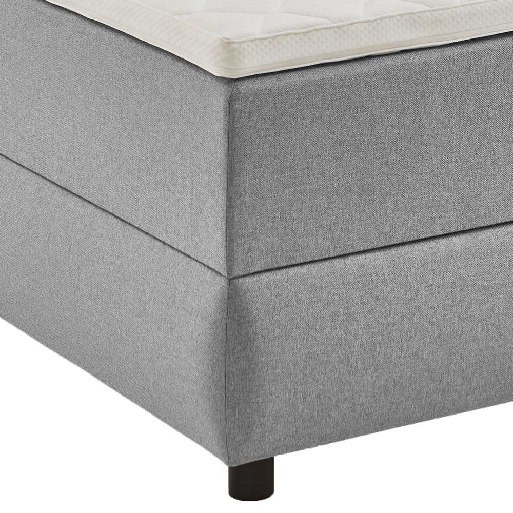 Graues Einzelbett komplett in 100x200 120x200 - Amore