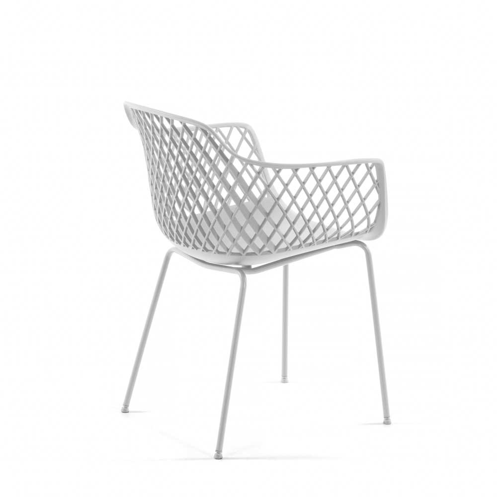 Design Esszimmerstühle in Weiß - Sparta (4er Set)