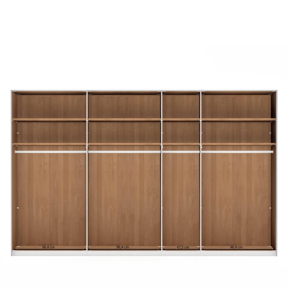 7-türiger Schlafzimmerschrank in Erle teilmassiv - Murray