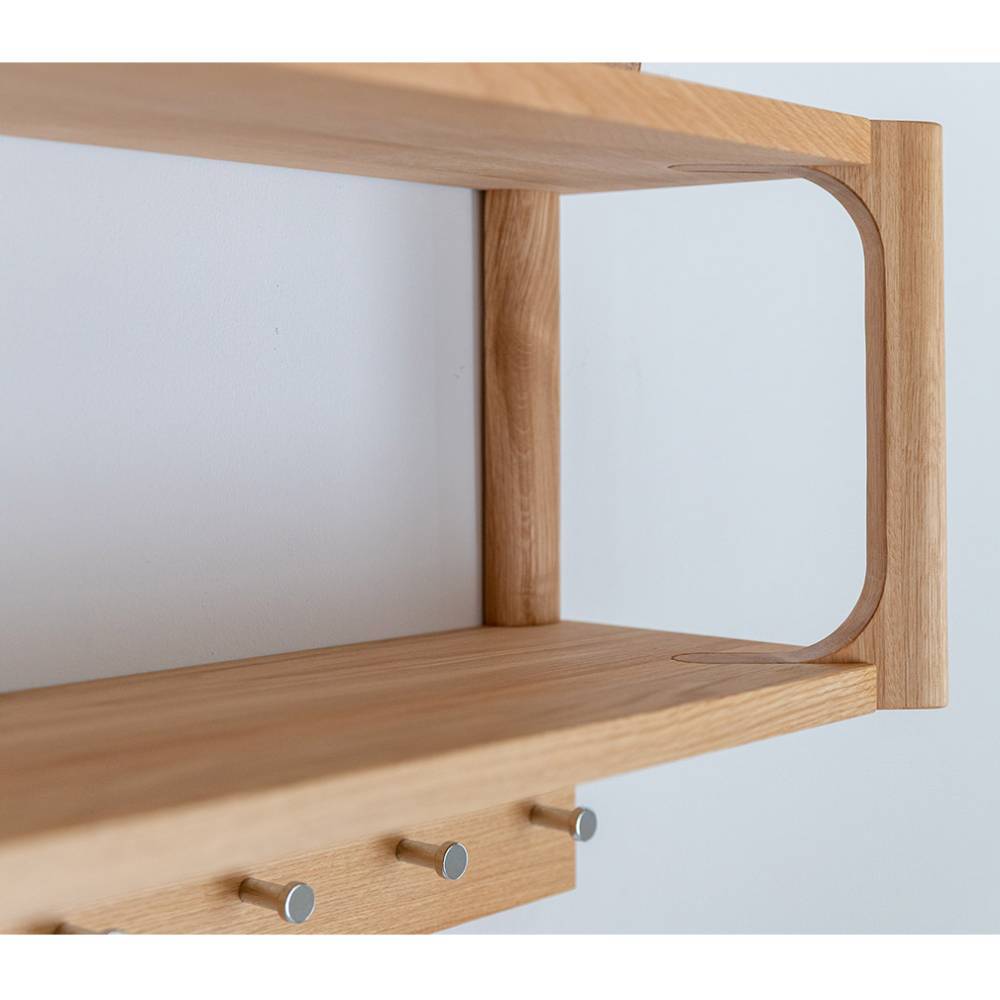 63cm Hängegarderobe in Eiche Natur - Maaria