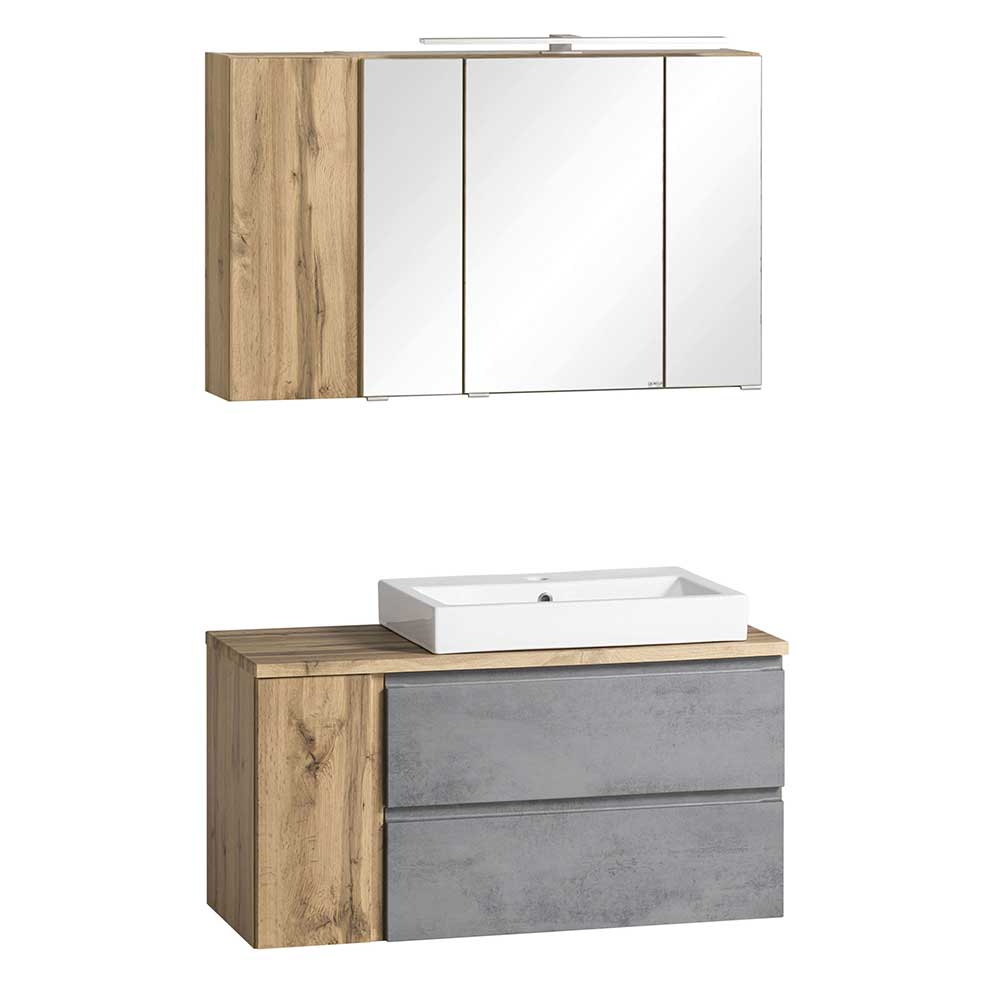 Waschtisch Kombination 105 cm breit - Mia (zweiteilig)