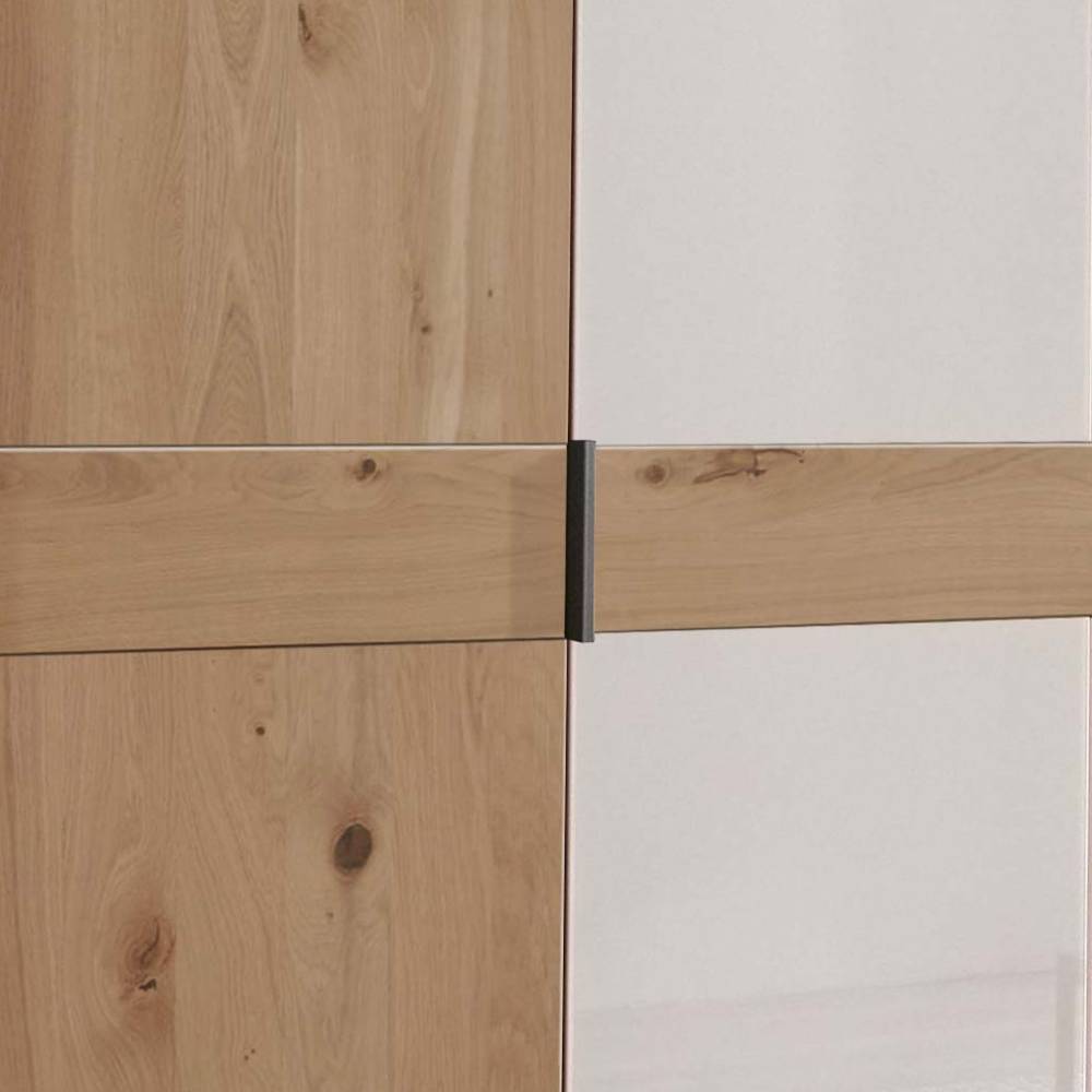 7-türiger Kleiderschrank teilmassiv - Crucav