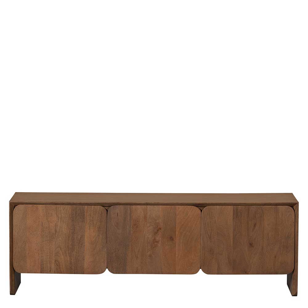 Retro TV Kommode aus Mangobaum Massivholz - Ambros