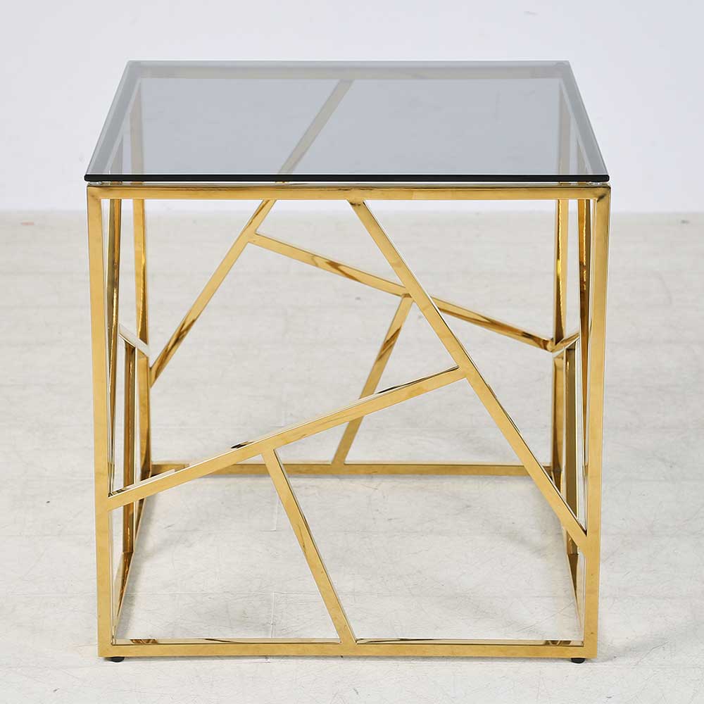 Eleganter Couchtisch aus Rauchglas - Navugada