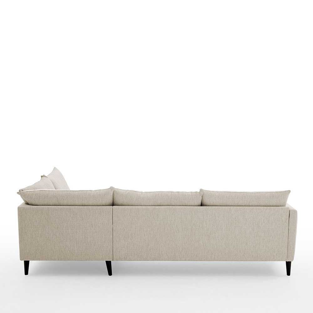 Moderne Eckcouch in Creme - Bentema