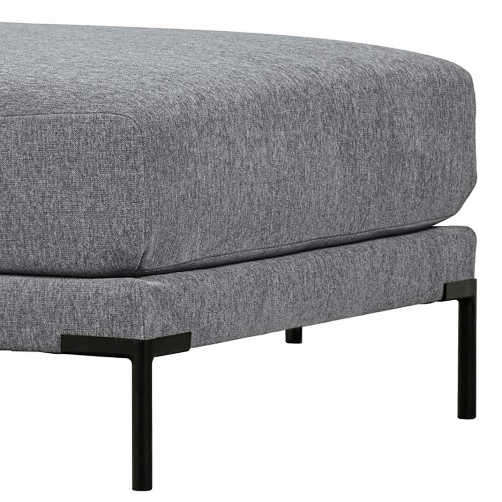 100x50 cm Wohnzimmerhocker in Jeansblau - Imonas