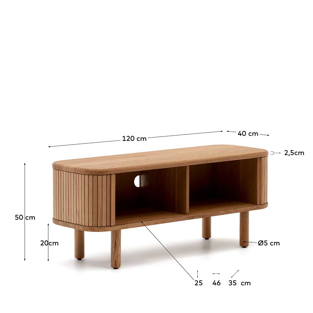 TV Lowboard mit Schiebetüren - Calming