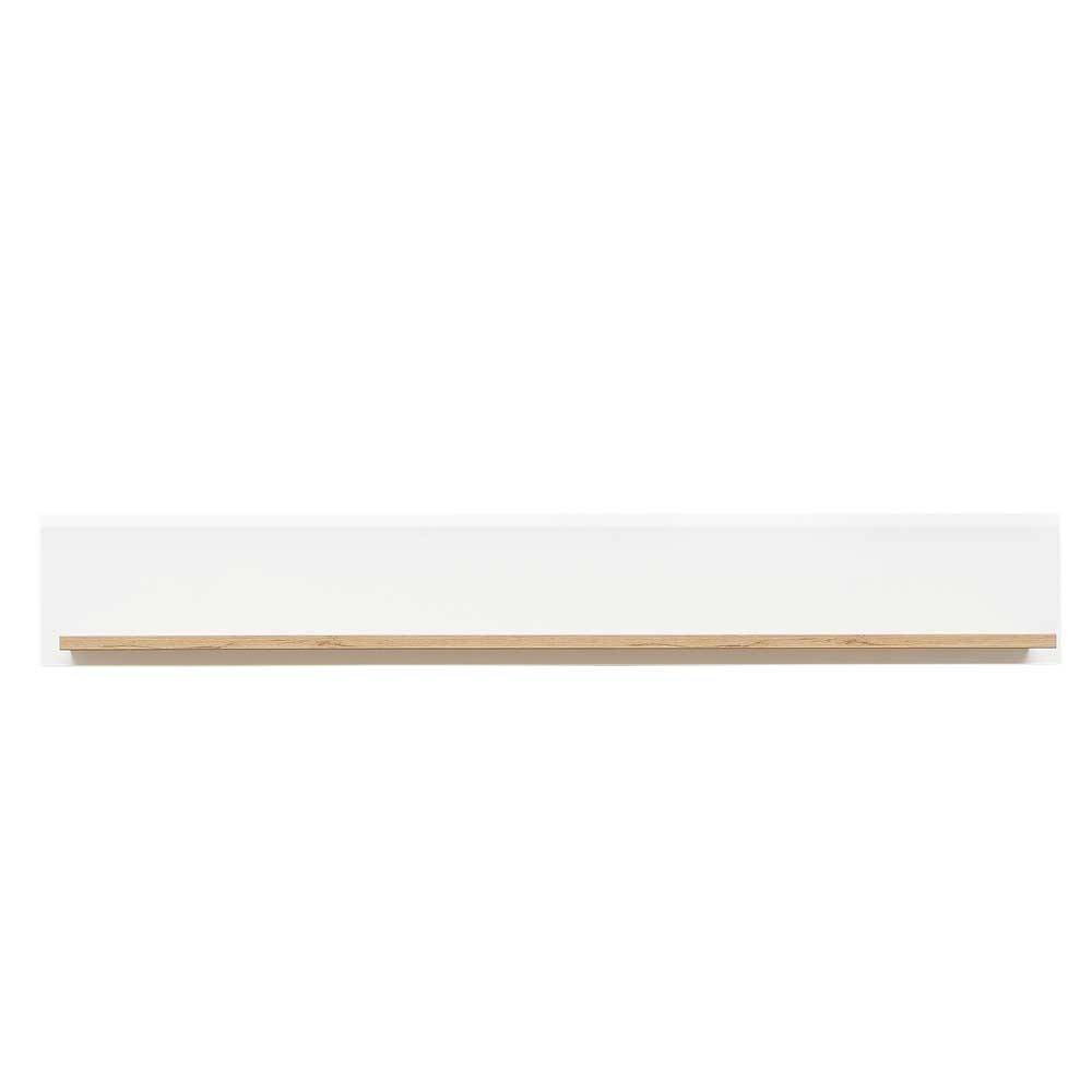 Wandboard in Weiß und Wildeiche Optik - Niam