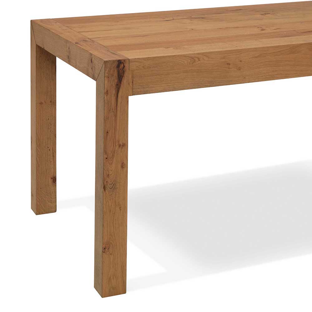 Esszimmer Ausziehtisch mit Eiche Furnier Ilex bis 240cm Breite