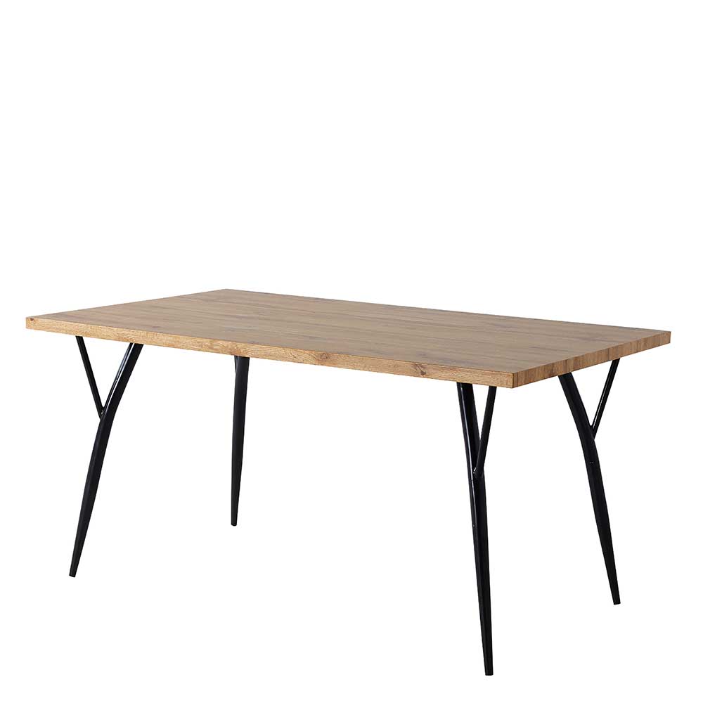150x90 Skandi Designtisch in Eiche Dekor - Euskal
