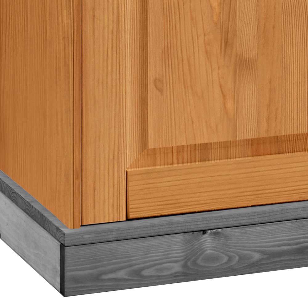144x84x45 Landhaus Anrichte mit drei Schubladen - Eshelas I