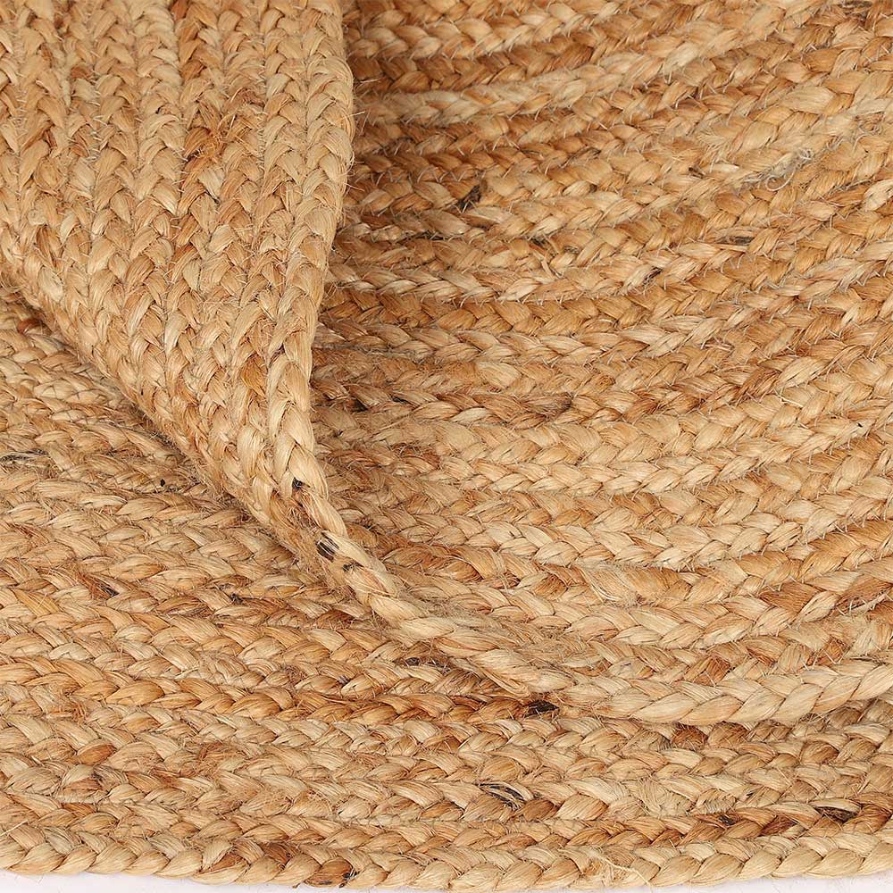 Jute Teppich in Rund - Uliano