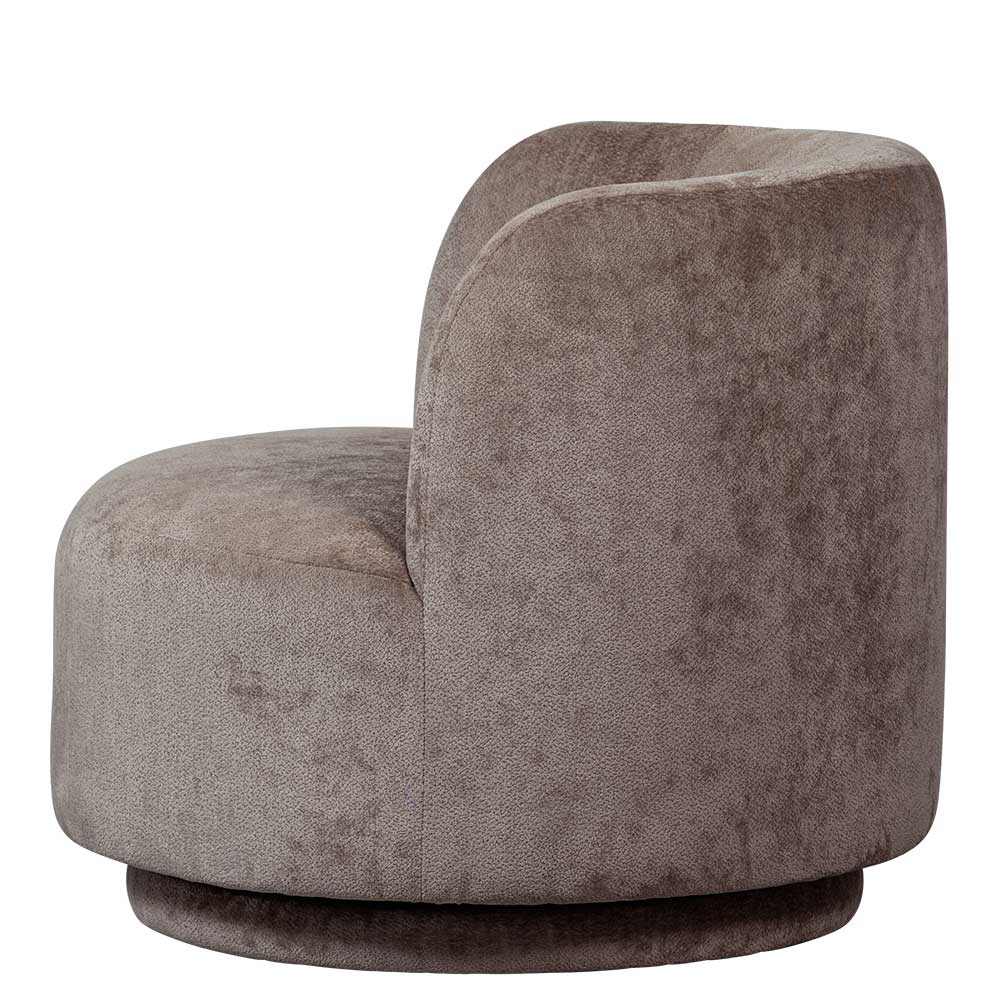Polstersessel in Taupe Chenille - Fridelia