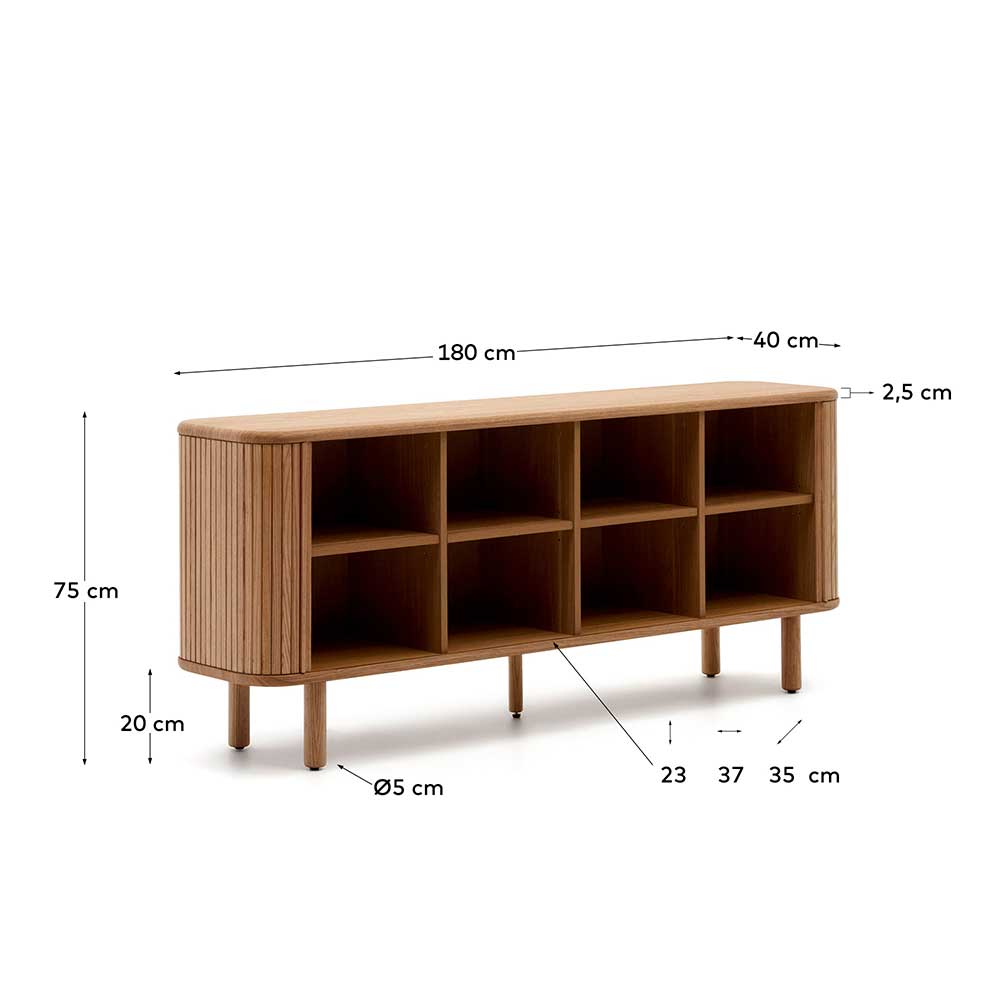 Retro Sideboard mit Schiebetüren - Calming