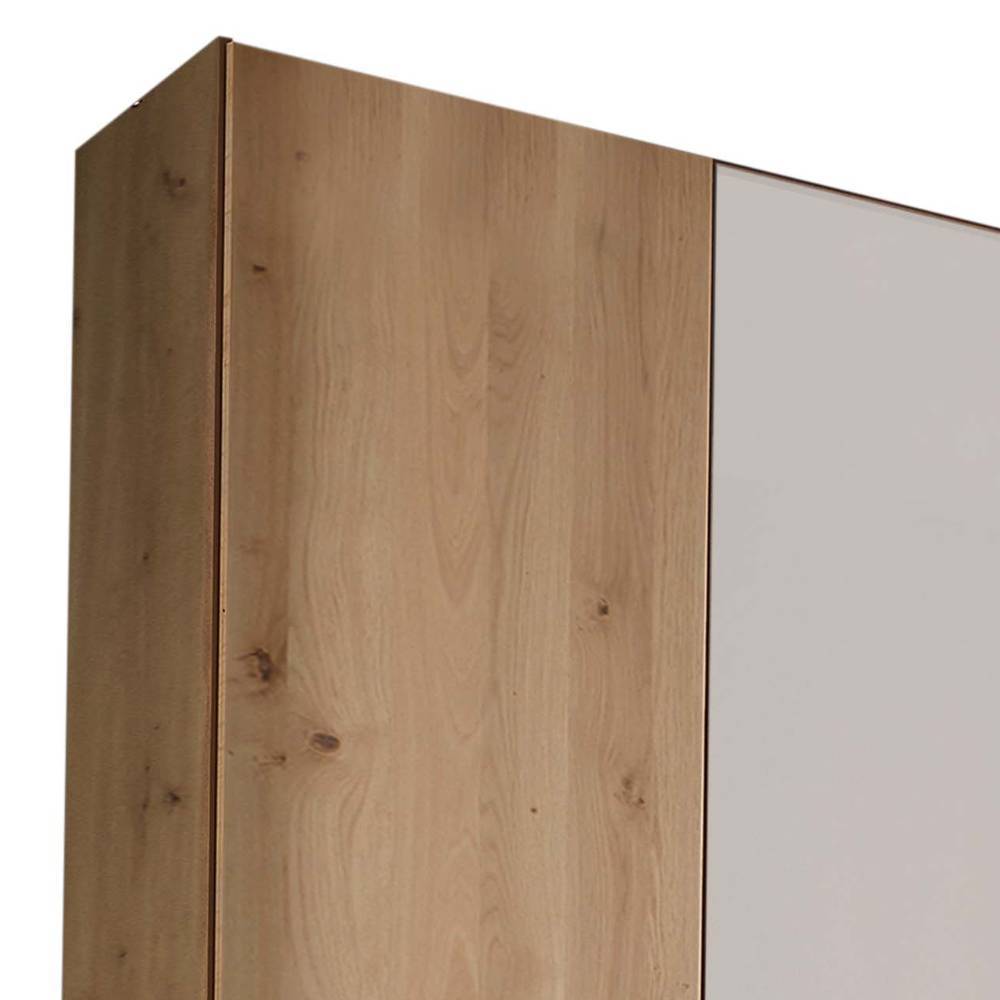 7-türiger Kleiderschrank teilmassiv - Crucav