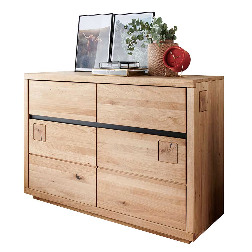 120x85x40 Moderne Kombi-Kommode auf Sockel - Embleys