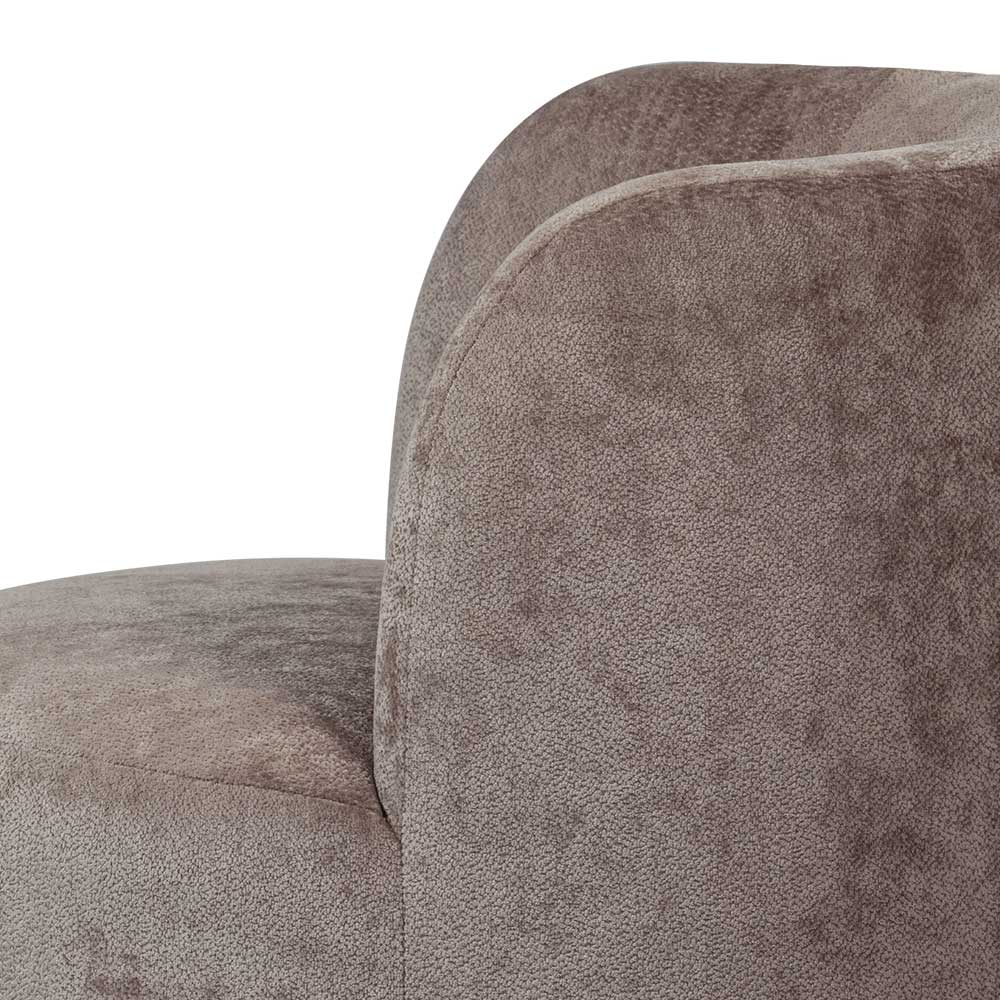 Polstersessel in Taupe Chenille - Fridelia