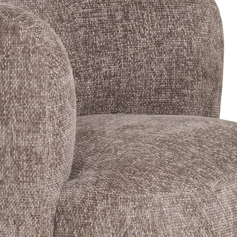 Design Loungesessel in Hellbraun - Sebetino