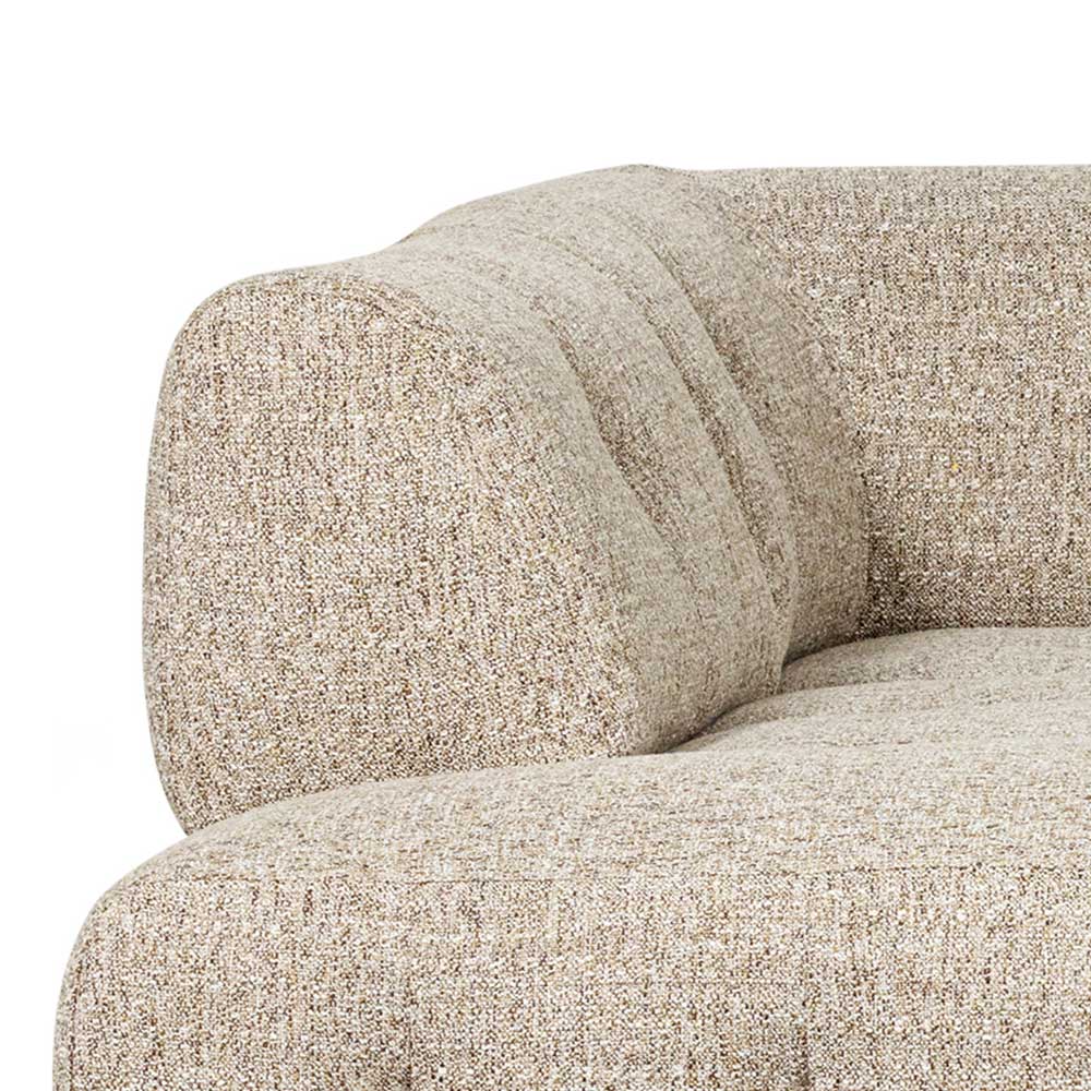 Strukturstoff Sofaecke in Beigegrau - Pantras