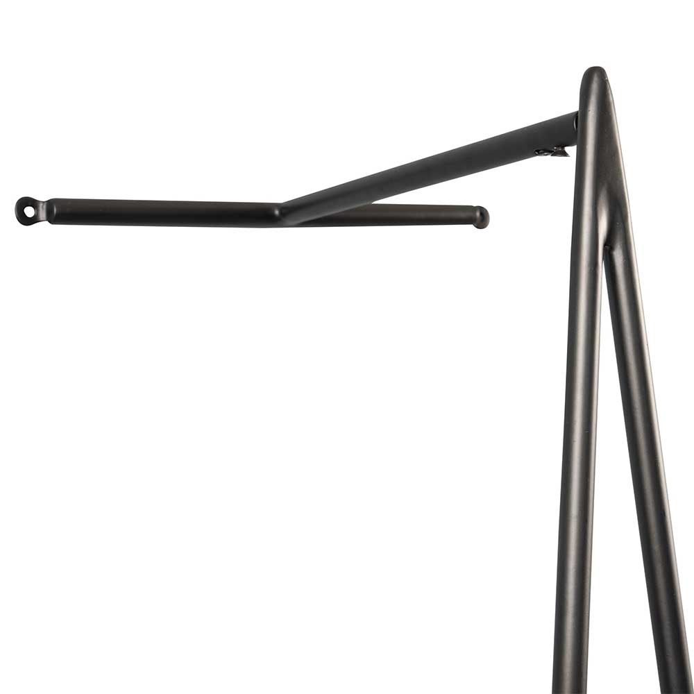 Schwarze Metallgarderobe in modernem Design - Estren