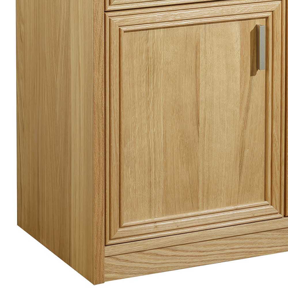Hochwertiger Schreibschrank in geölter Eiche - Gatania