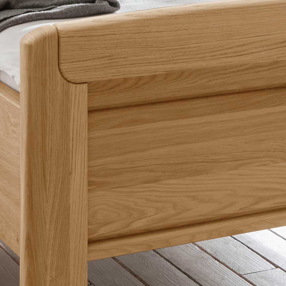 Singlebett & Nachtkommode Kombi Set - Emdsiva (zweiteilig)