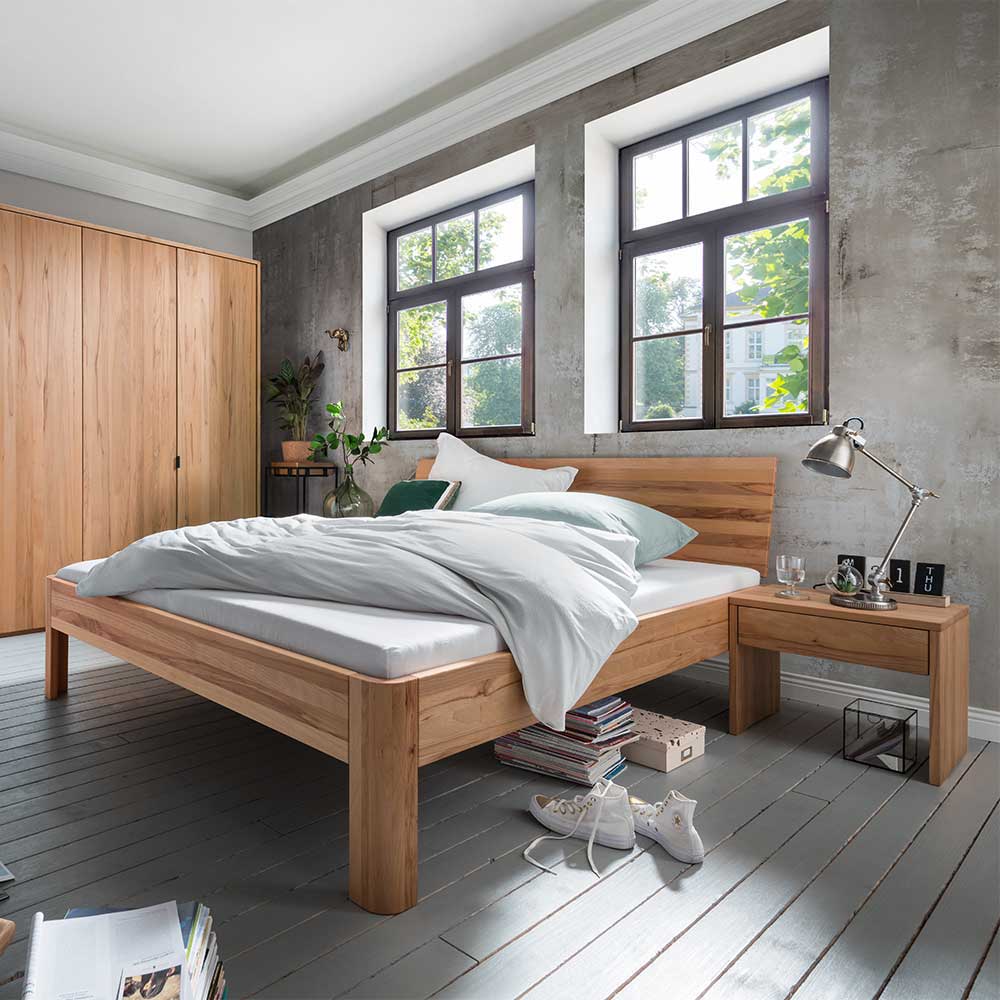 Massivholz Schlafzimmer komplett - Izmaldon (vierteilig)