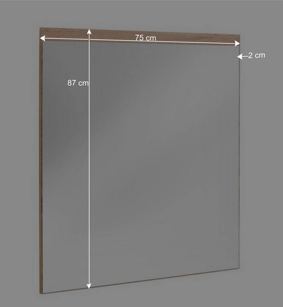 Set Dielen Möbel Kombi mit LED - Nusenia (fünfteilig)
