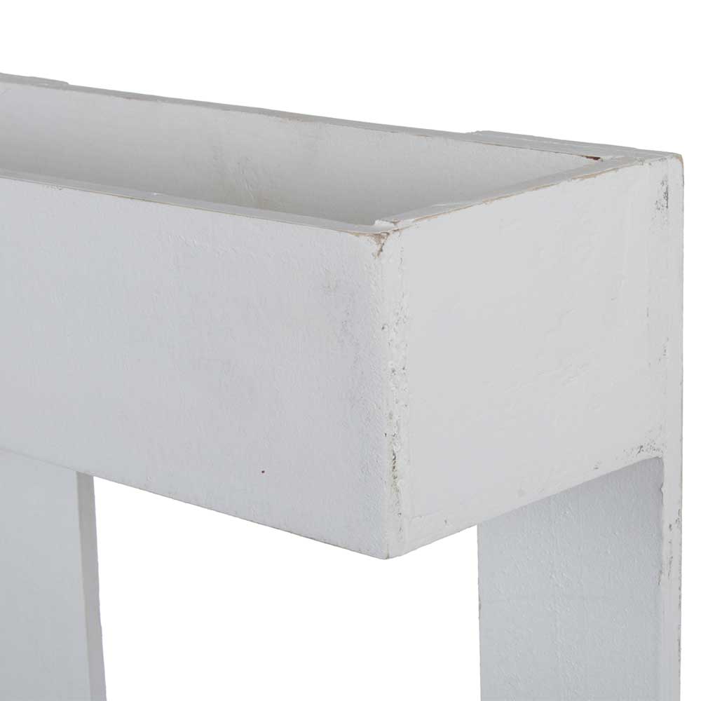 Wandregal Paletten Design in Weiß - Rivaso
