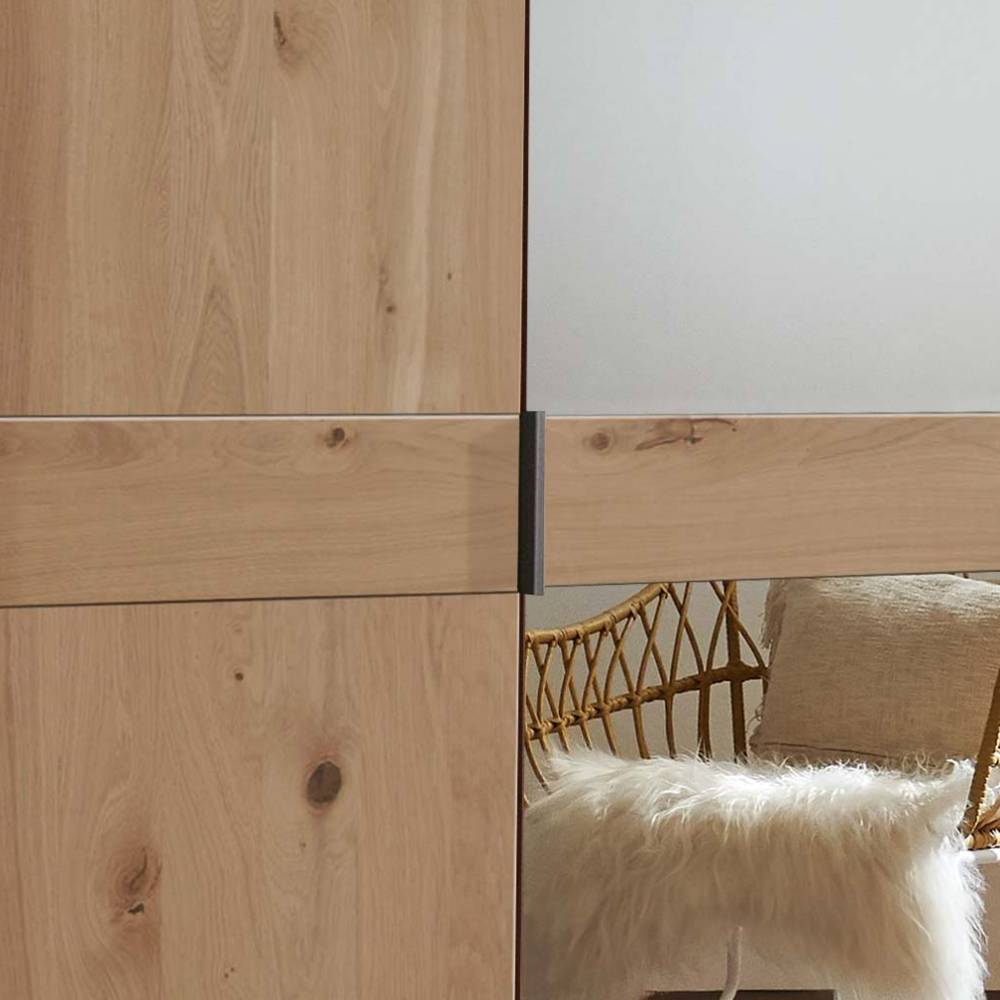 3-türiger Schlafzimmerschrank mit Spiegel - Yanicas