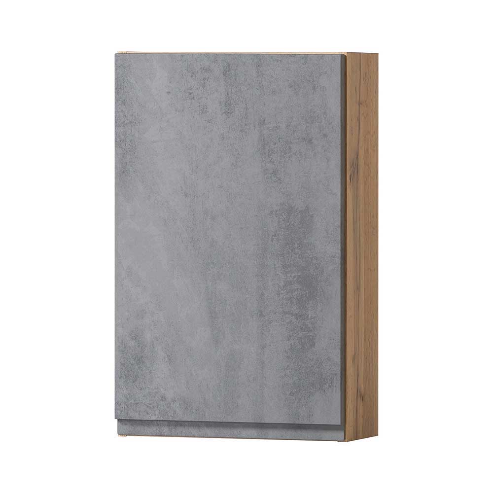 Badeinrichtung Set in Beton Optik - Mia (vierteilig)