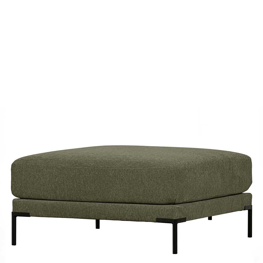 100x44x100 Wohnzimmerhocker in Dunkelgrün - Arraggo