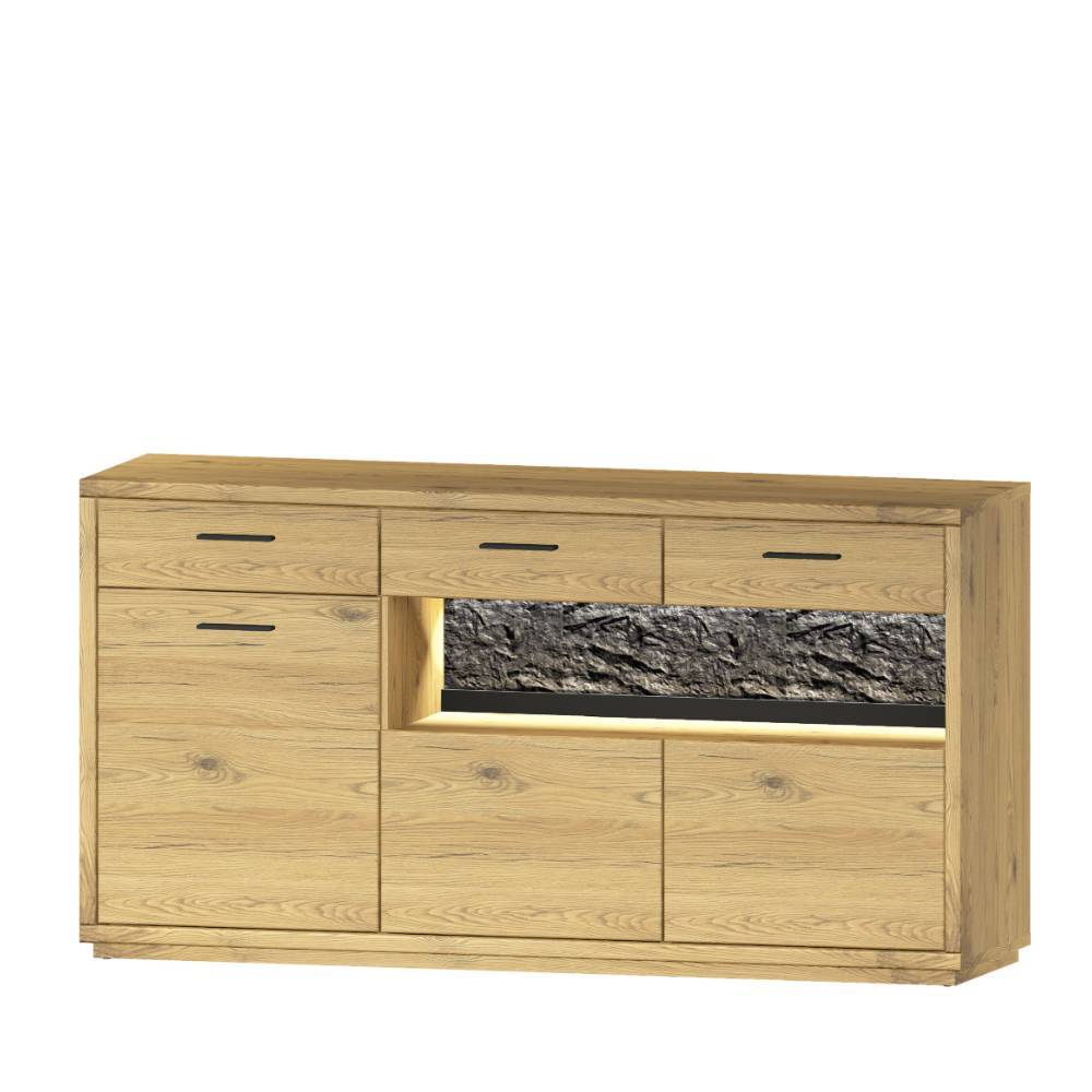 Sideboard Kombi mit Deko-Paneel - Friburgo (zweiteilig)
