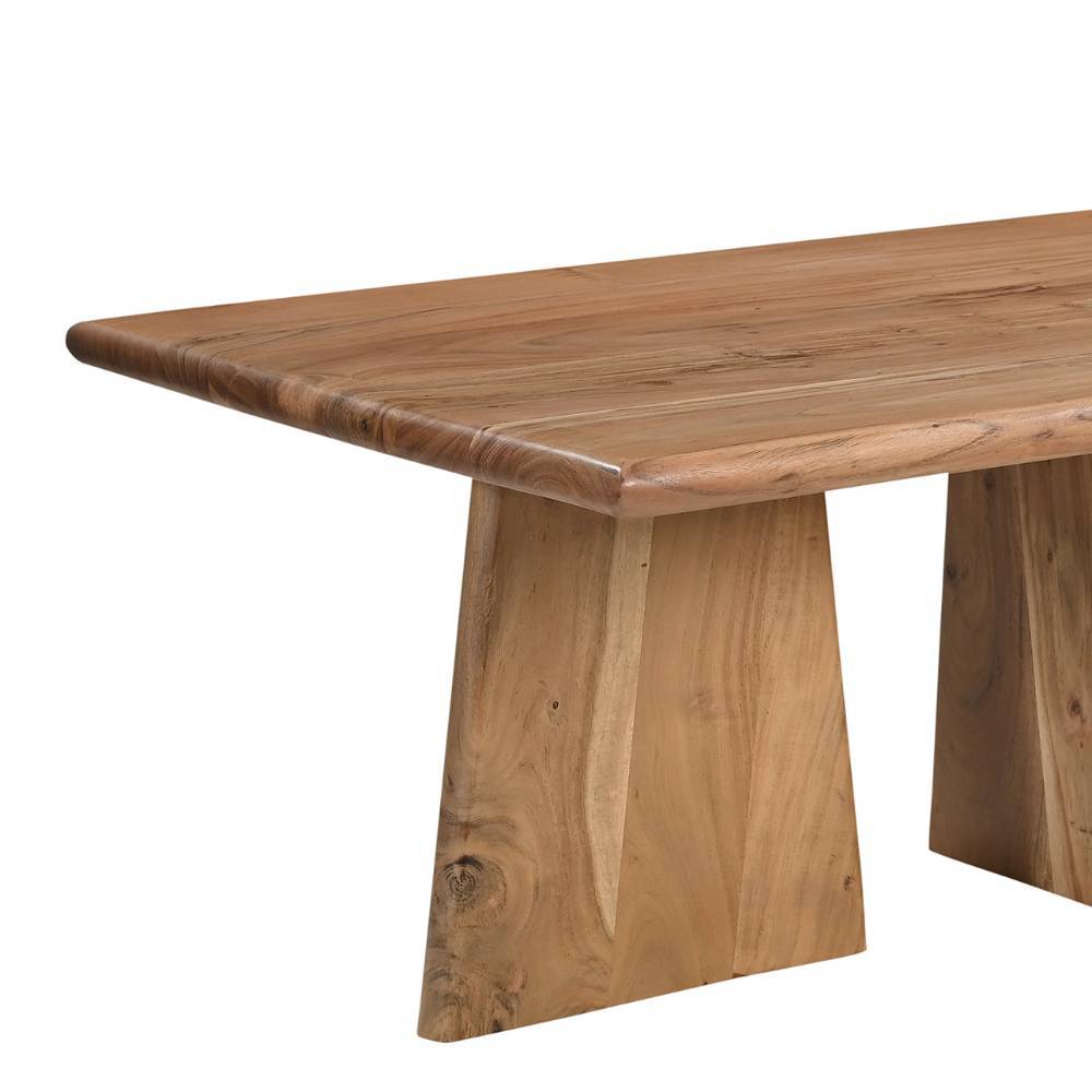 Holz-Wohnzimmertisch 130x70 cm - Bagavano
