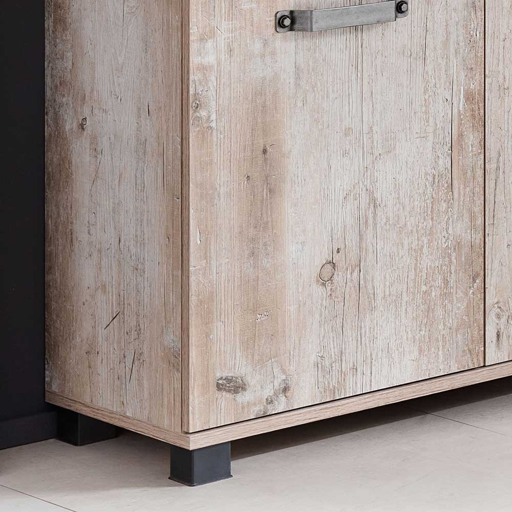 81x95 cm Touchwood Kommode in Eiche Grau - Mosnito