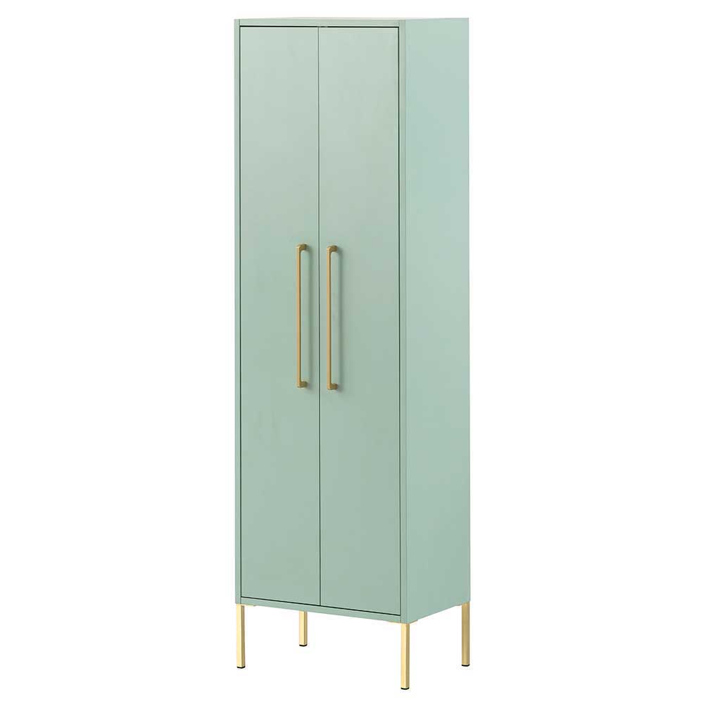 Set Badschränke in Mint Grün & Gold - Aparcian (dreiteilig)