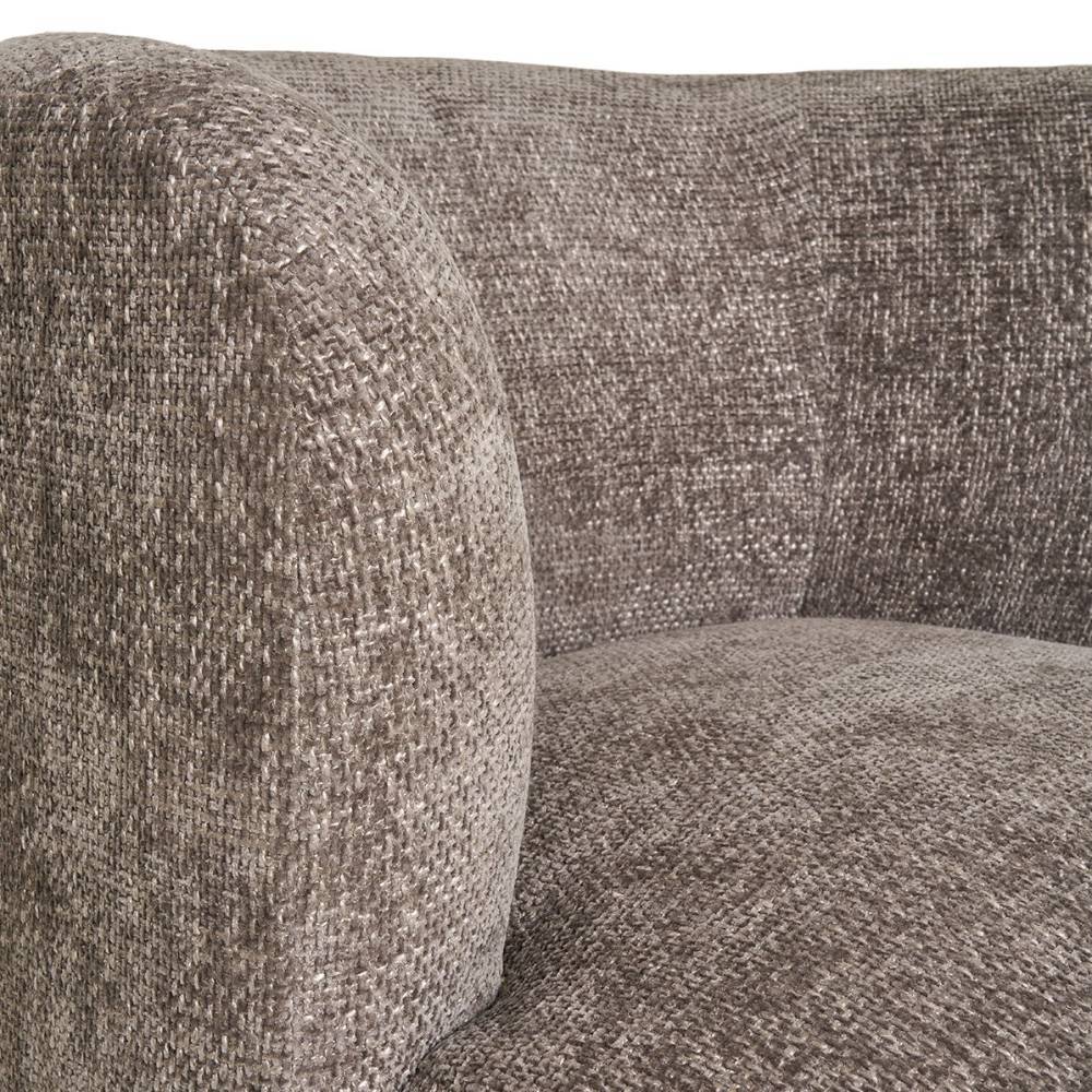 Design Loungesessel in Hellbraun - Sebetino