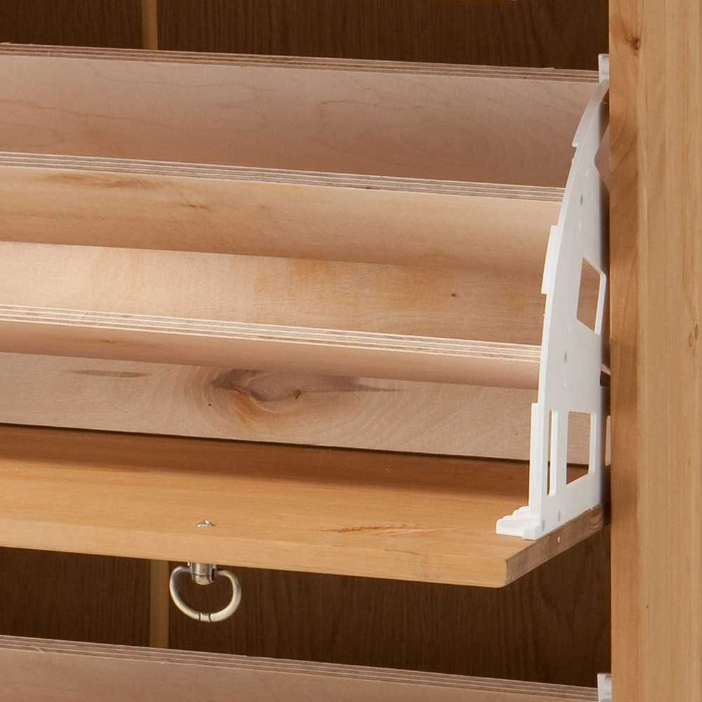 Massives Dielenmöbel Set im Landhausstil - Edranov (vierteilig)