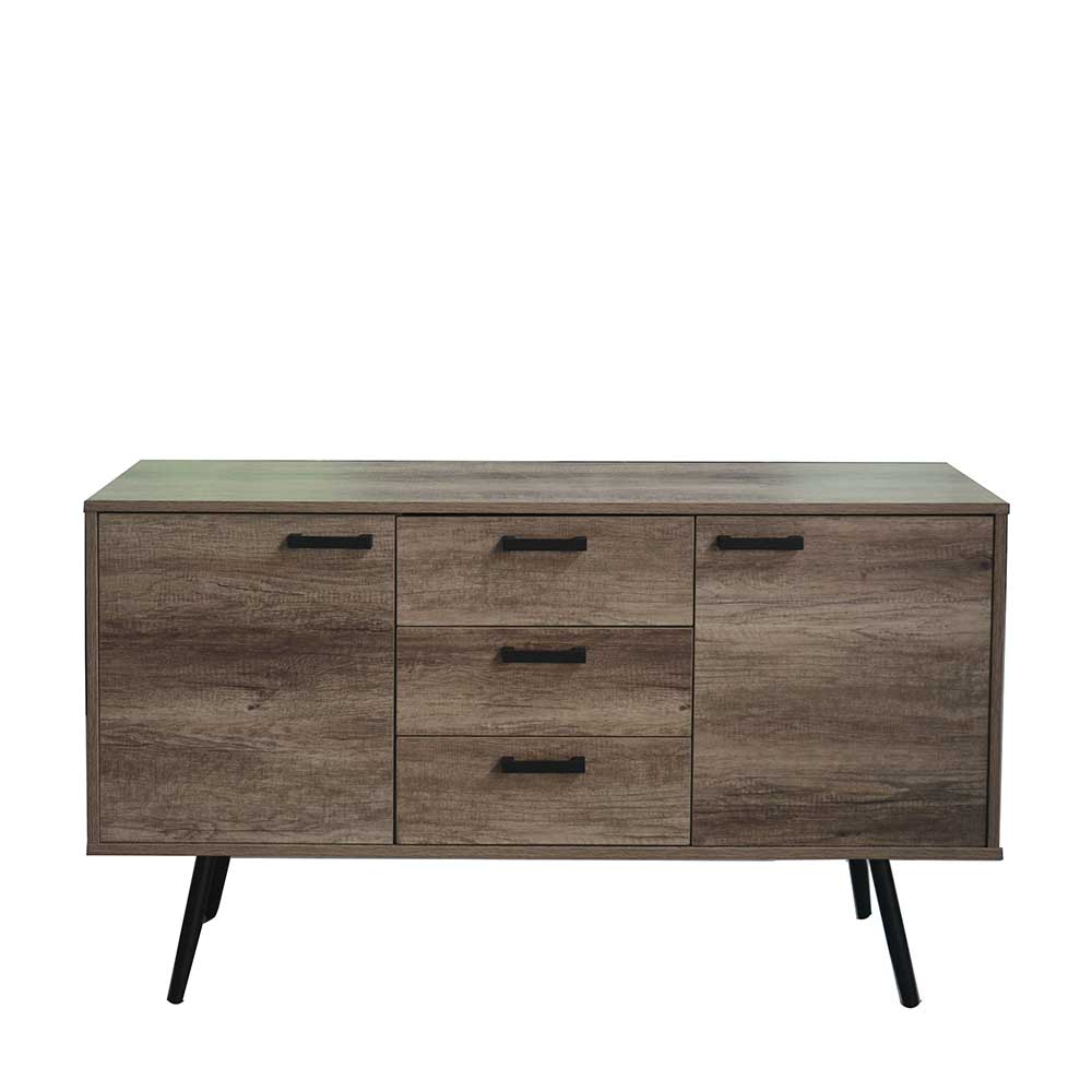 150x84x40 Kombi-Sideboard mit drei Schubladen - Gomata