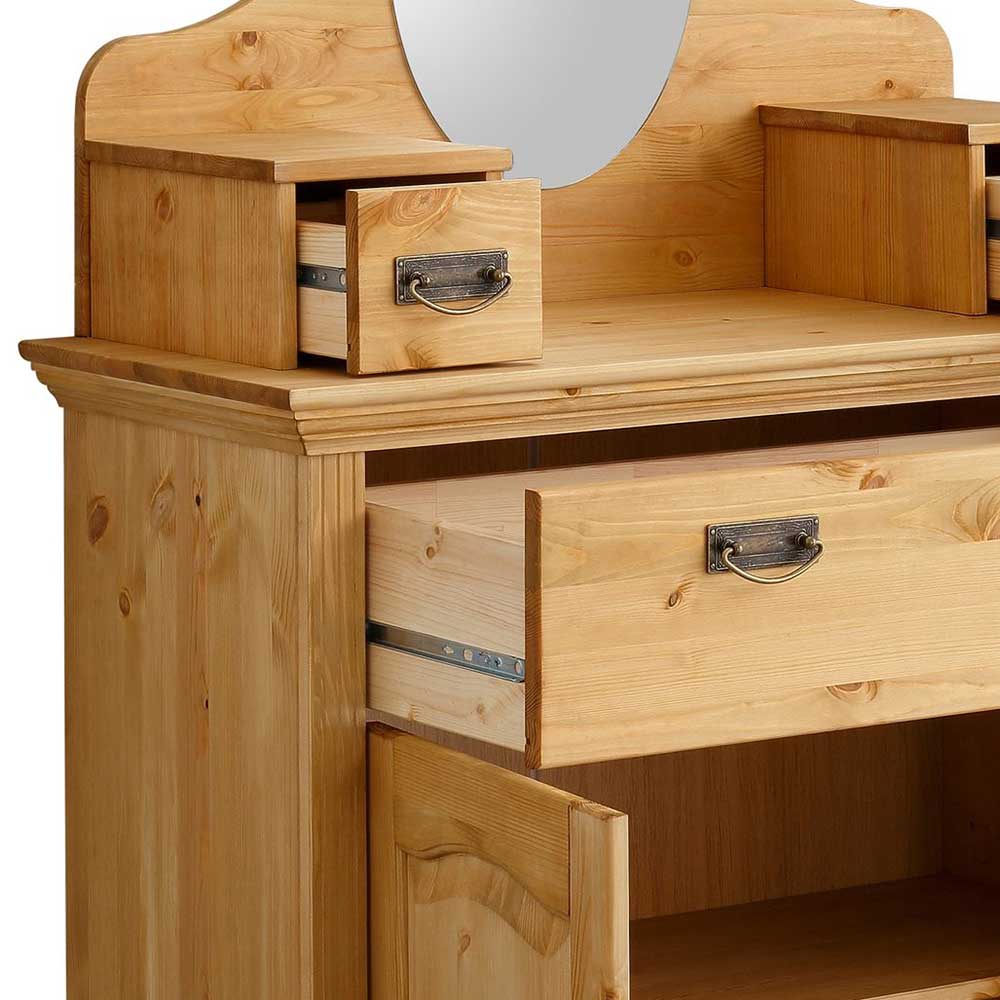 Kiefernholz Vertiko im Landhaus Stil - Vocoja