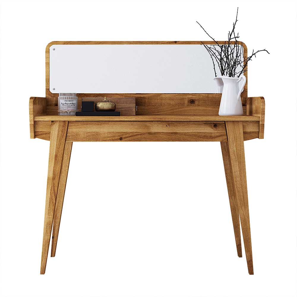 110x45 cm Wildeiche Schminktisch mit Schublade - Hardus