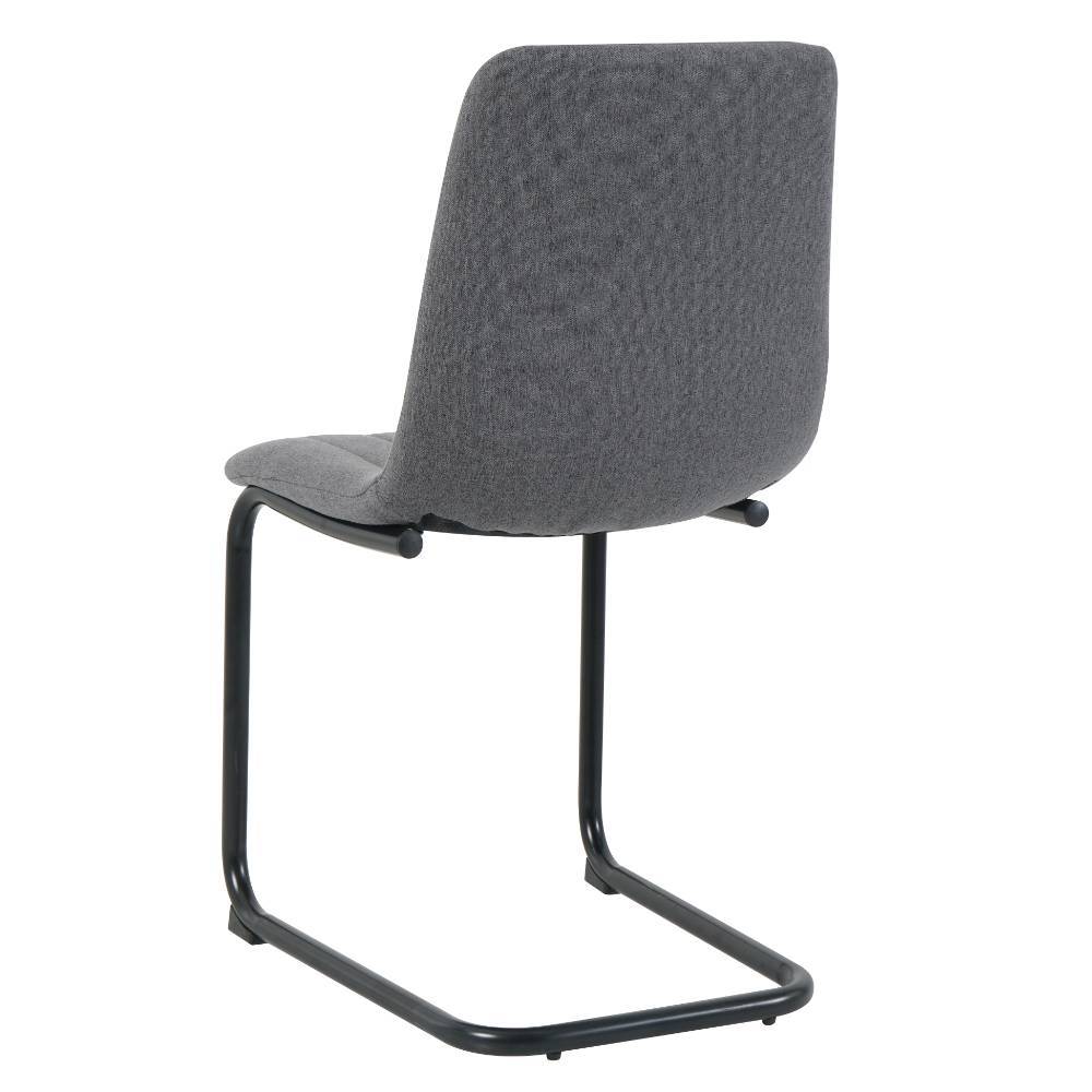 Freischwinger Stuhl in Grau - Novumsa (2er Set)