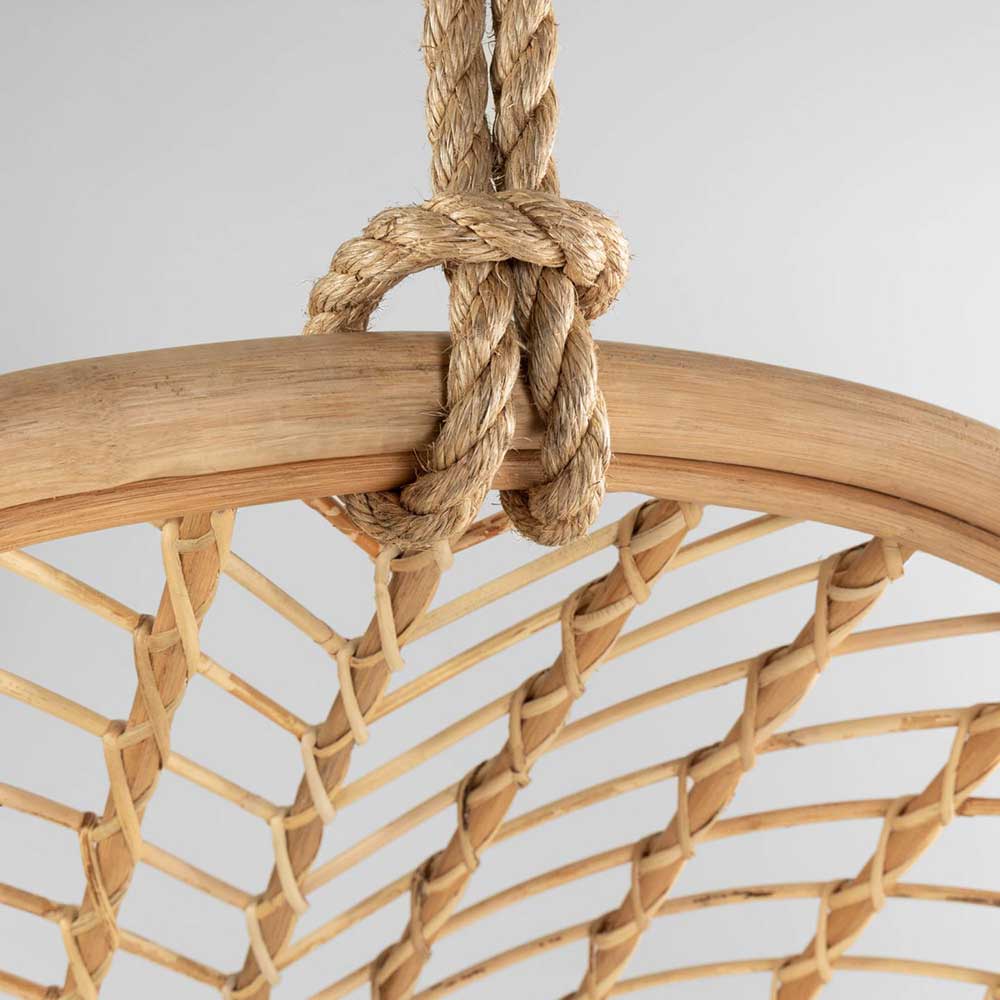 Hängesessel aus Rattan Geflecht - Glacita