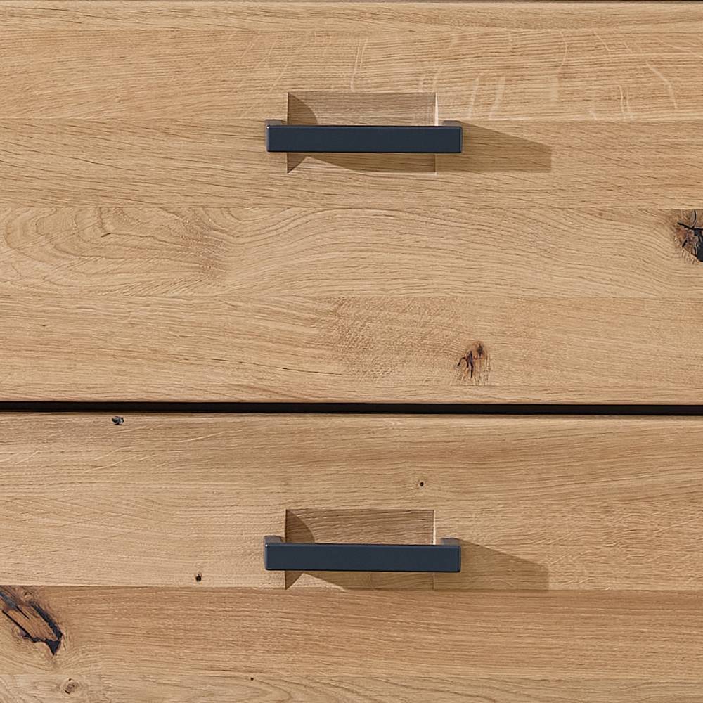 Sideboard in Wildeiche teilmassiv - Maineka