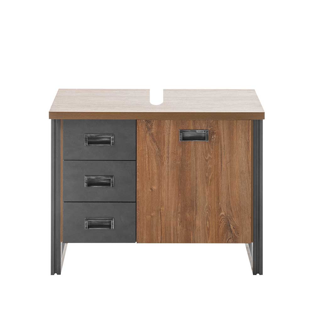 Waschbeckenunterschrank im Industrial Design - Forawas
