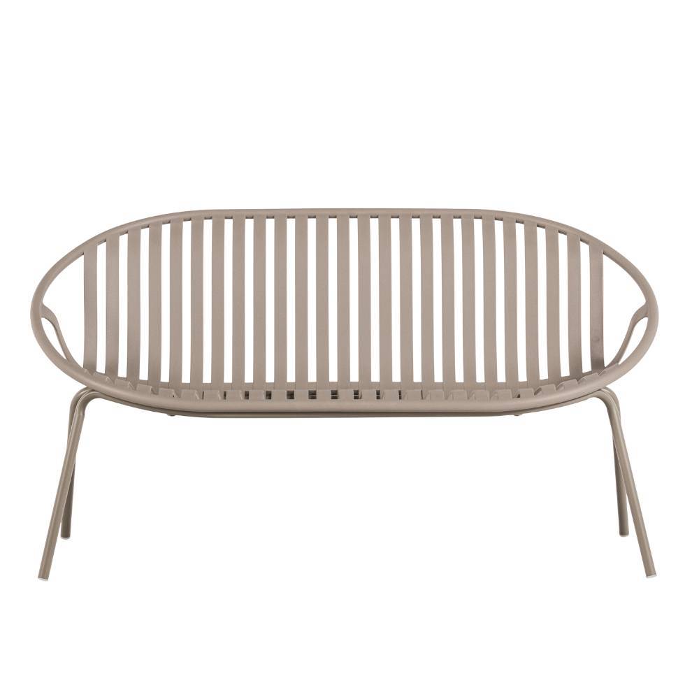 Design-Gartenbank in Beige - Licox